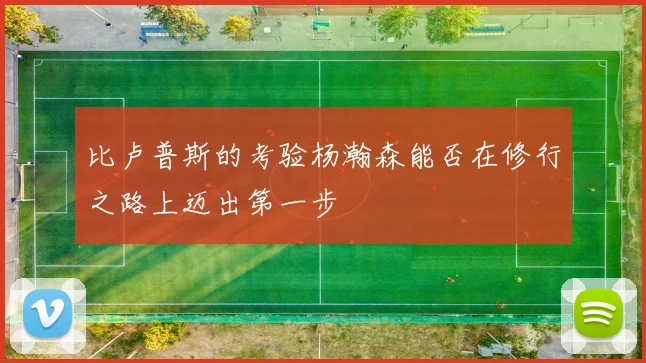 比卢普斯的考验杨瀚森能否在修行之路上迈出第一步
